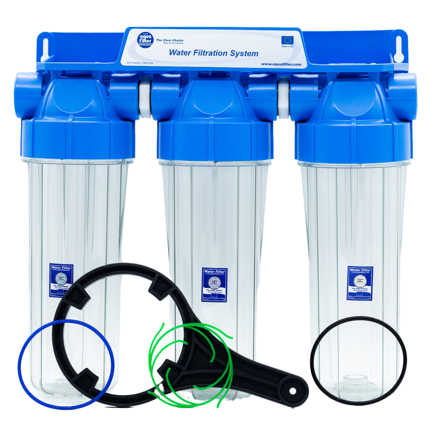 Wasserfiltergehäuse TRIO 10 Zoll