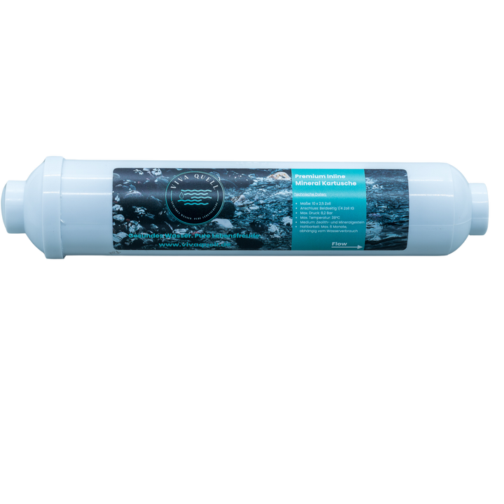 Inline-Mineralfilter für Osmoseanlagen von VivaQuell