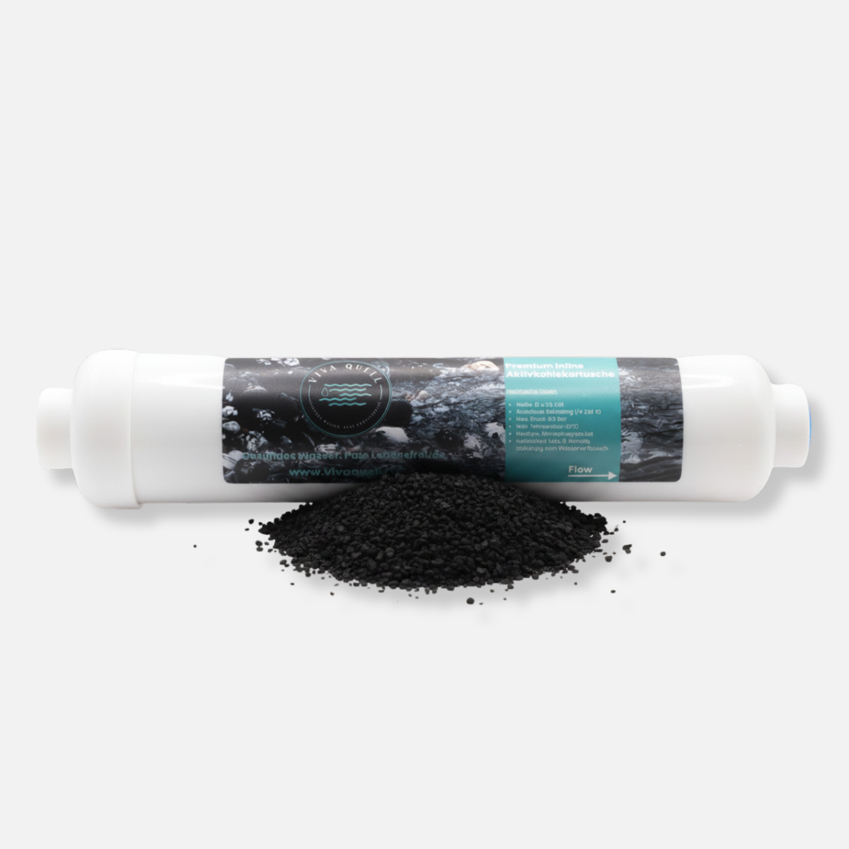 2er-Pack Inline-Premium Kühlschrankfilter 2 Zoll