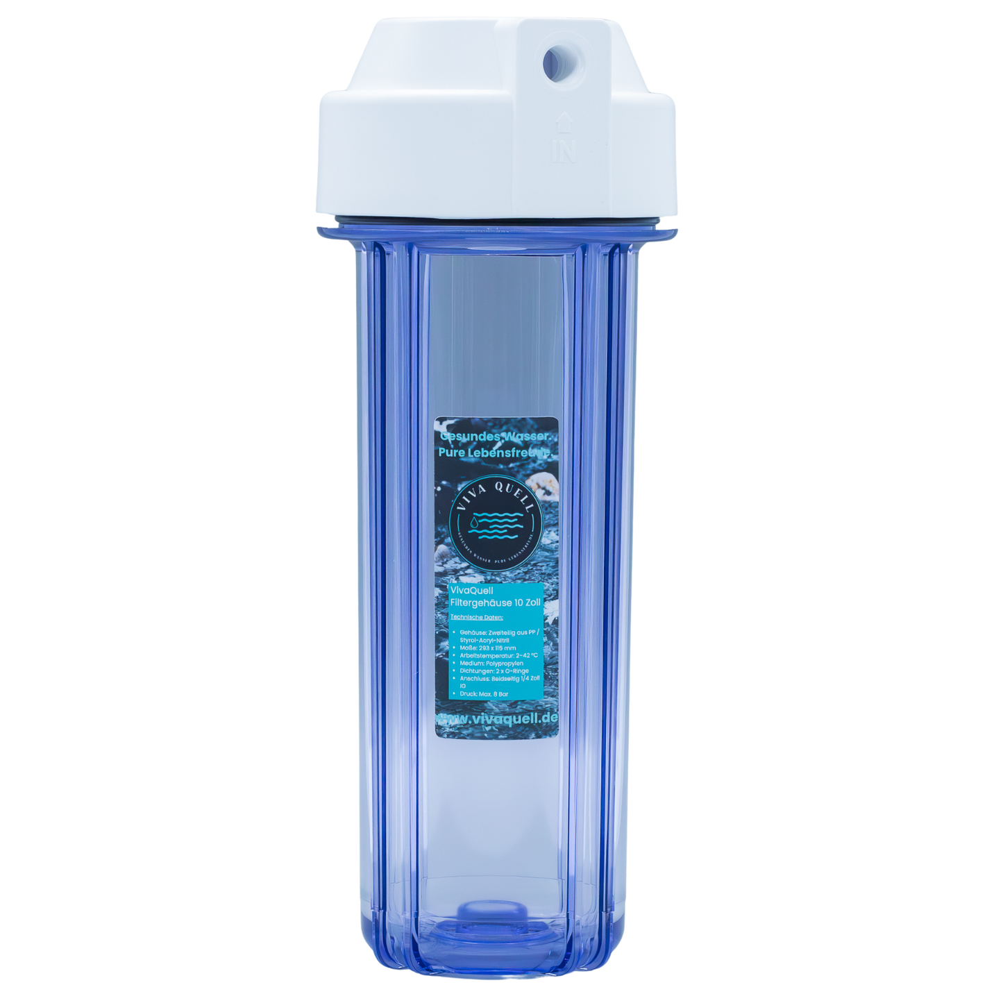 Wasserfiltergehäuse 10 Zoll 2-teilig