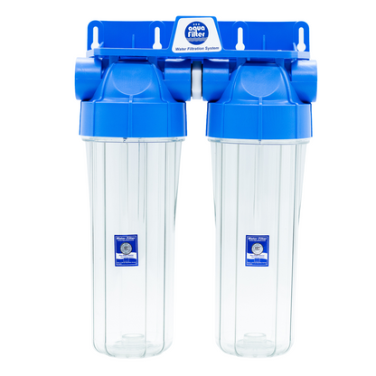 Wasserfiltergehäuse DUO 10 Zoll