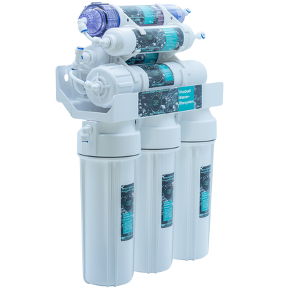 7 Stufen Umkehrosmose-Anlage inkl. Tank, Membran, Wasserfilter und Zubehör