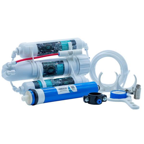 Vivaquell 3-Stufen-Umkehrosmose-System mit Filtern, Schlauch und Anschlussarmatur