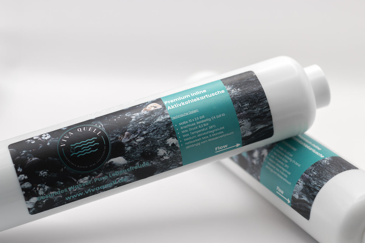 2er-Pack Inline-Premium Kühlschrankfilter 2 Zoll