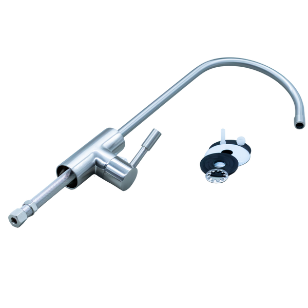 Satinierten 1-Wege-Wasserhahn mit Brauseschlauch und Handbrause