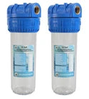 Planet-Aqua Filtergehäuse-Set DUO XS 10 Zoll | 1 Zoll IG