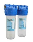 Planet-Aqua Filtergehäuse-Set DUO XS 10 Zoll | 1 Zoll IG