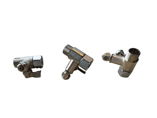 Wasseranschluss-Adapter 3/8 Zoll mit Absperrhahn & 1/4 Zoll Schlauchausgang