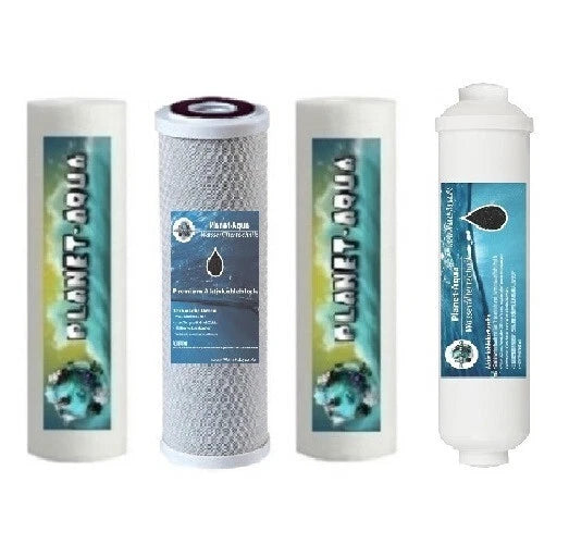 1/2 Jahres Ersatzfilter-Set für 5-stufige Osmoseanlagen (4-teilig)