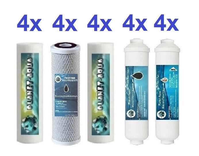 2 Jahres Ersatzfilter-Set für 6-stufige Osmoseanlagen (20-teilig)