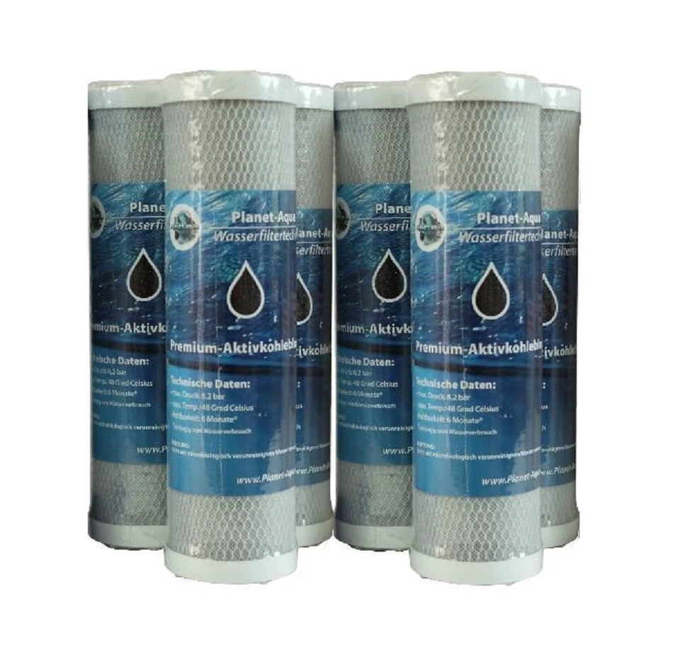 Ersatzfilter-Set 1 Jahr für 6-Stufen RO Umkehrosmose-Anlagen | mit Mineralisierung & 75 GPD Membran