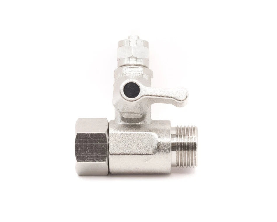 Wasseranschluss-Adapter 3/8 Zoll mit Absperrhahn & 1/4 Zoll Schlauchausgang